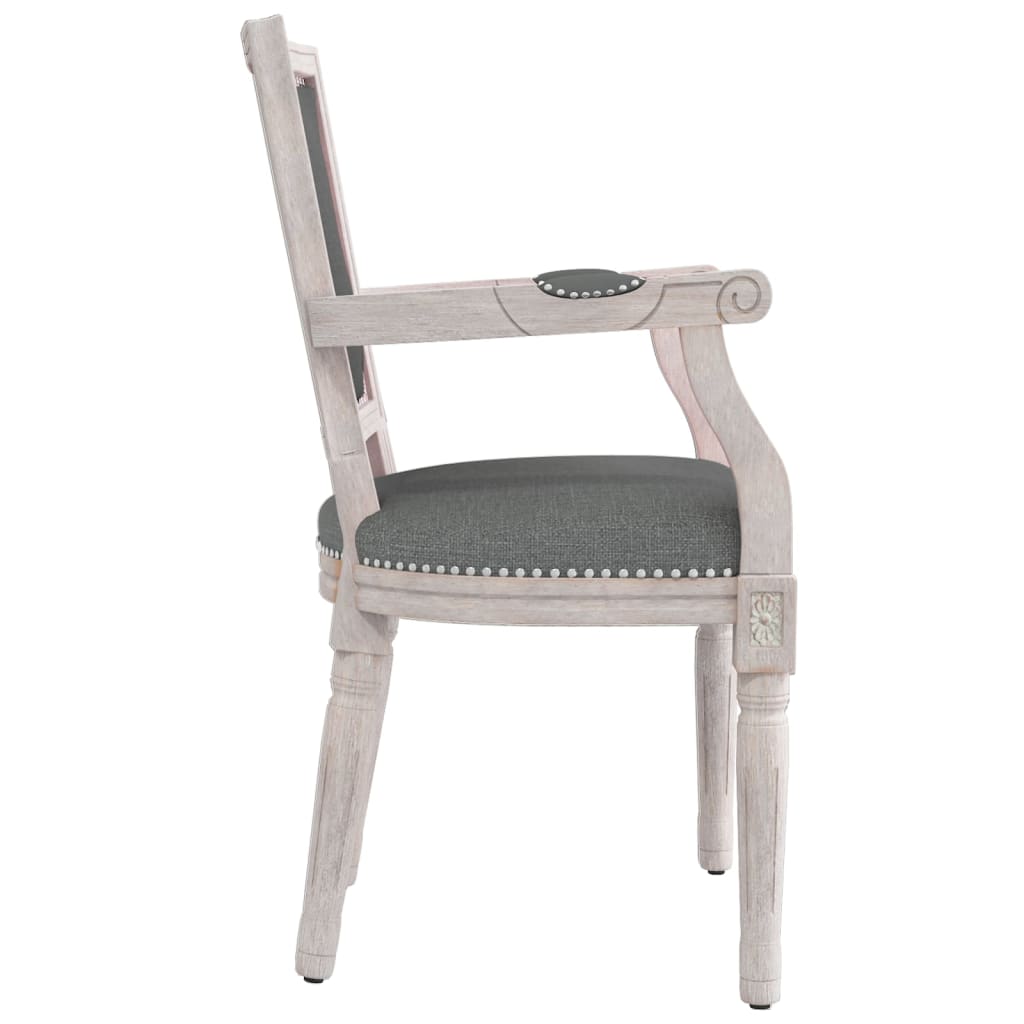 vidaXL Scaun de bucătărie pivotant, gri închis, textil vidaXL Scaun de bucătărie pivotant, gri închis, textil