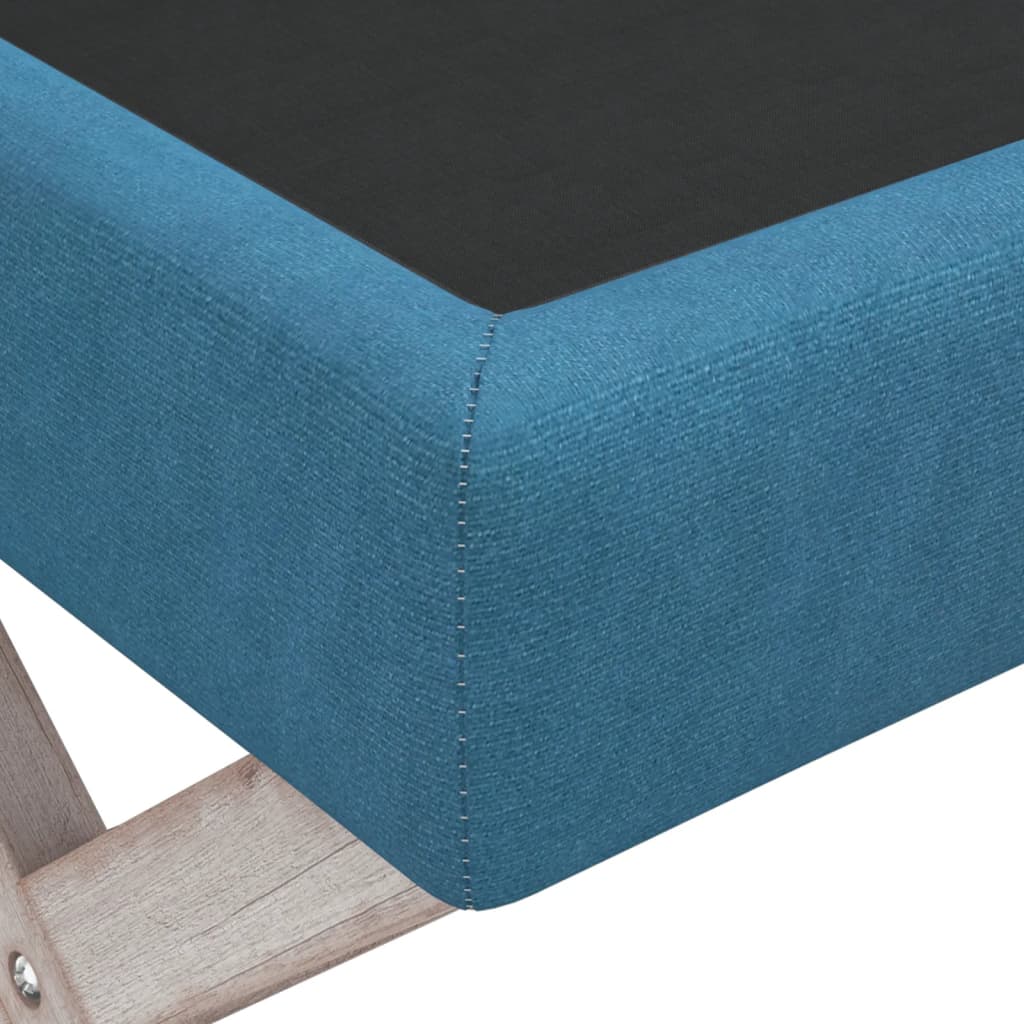 vidaXL Taburet de depozitare, albastru, 110x45x49 cm, catifea