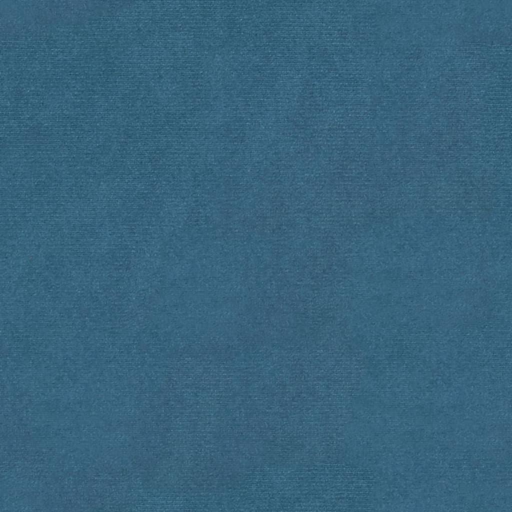 vidaXL Taburet de depozitare, albastru, 110x45x49 cm, catifea