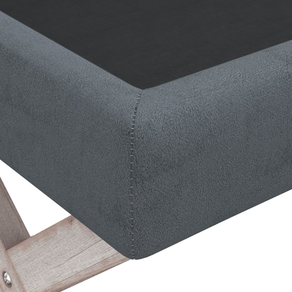 vidaXL Taburet de depozitare, gri închis, 110x45x49 cm, catifea