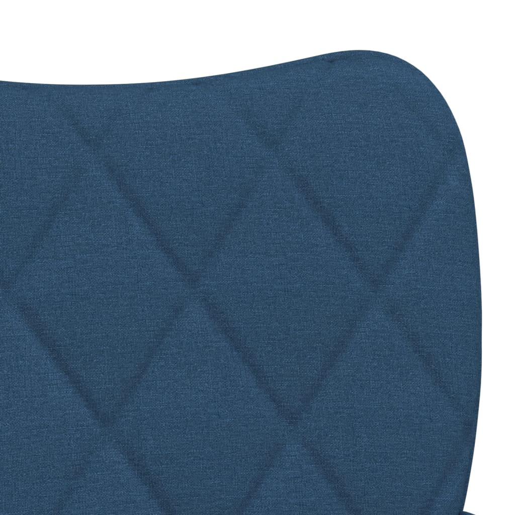 vidaXL Scaune de bucătărie, 2 buc., albastru, textil vidaXL Scaune de bucătărie, 2 buc., albastru, textil