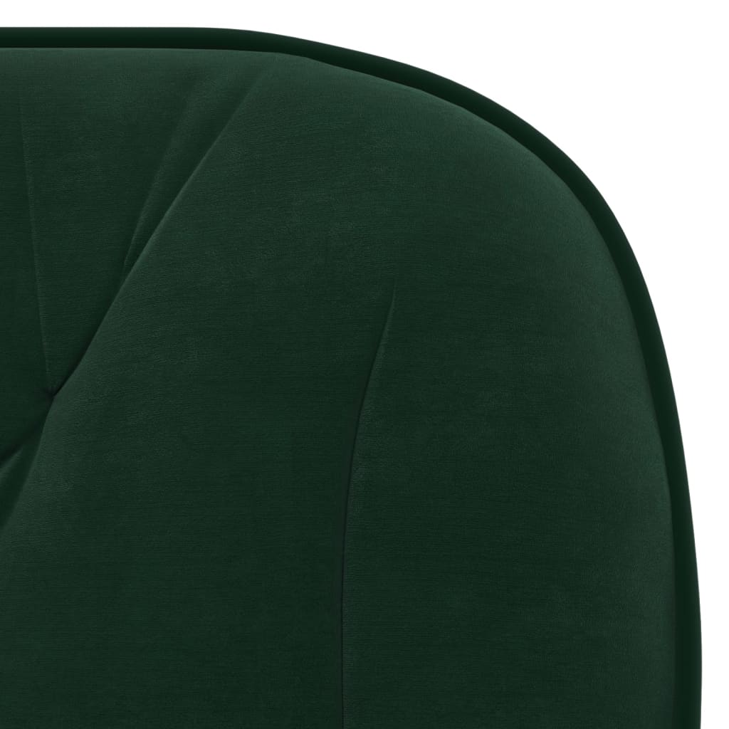 vidaXL Scaun de birou pivotant, verde închis, catifea vidaXL Scaun de birou pivotant, verde închis, catifea