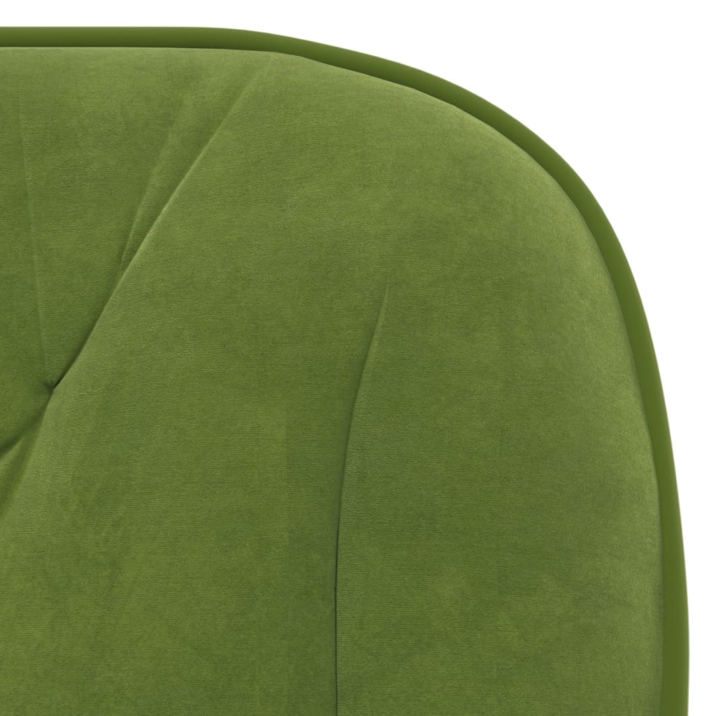 vidaXL Scaun de birou pivotant, verde deschis, catifea vidaXL Scaun de birou pivotant, verde deschis, catifea