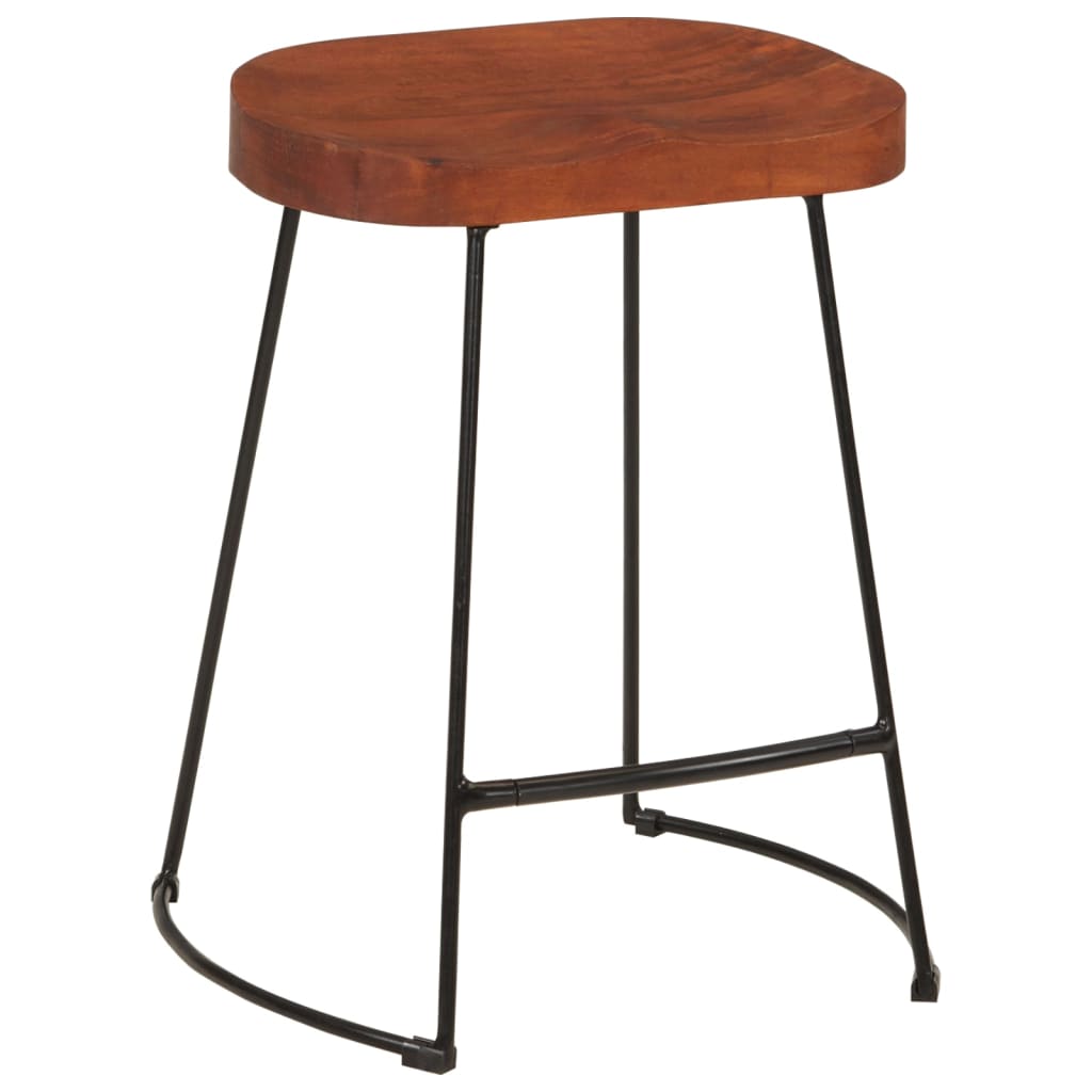 vidaXL Scaune de bar Gavin 2 buc. 45,5x38x53 cm lemn masiv de mango vidaXL Scaune de bar Gavin 2 buc. 45,5x38x53 cm lemn masiv de mango