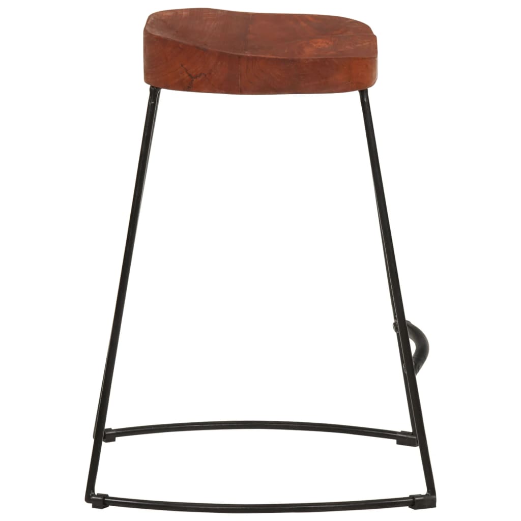 vidaXL Scaune de bar Gavin 2 buc. 45,5x38x53 cm lemn masiv de mango vidaXL Scaune de bar Gavin 2 buc. 45,5x38x53 cm lemn masiv de mango