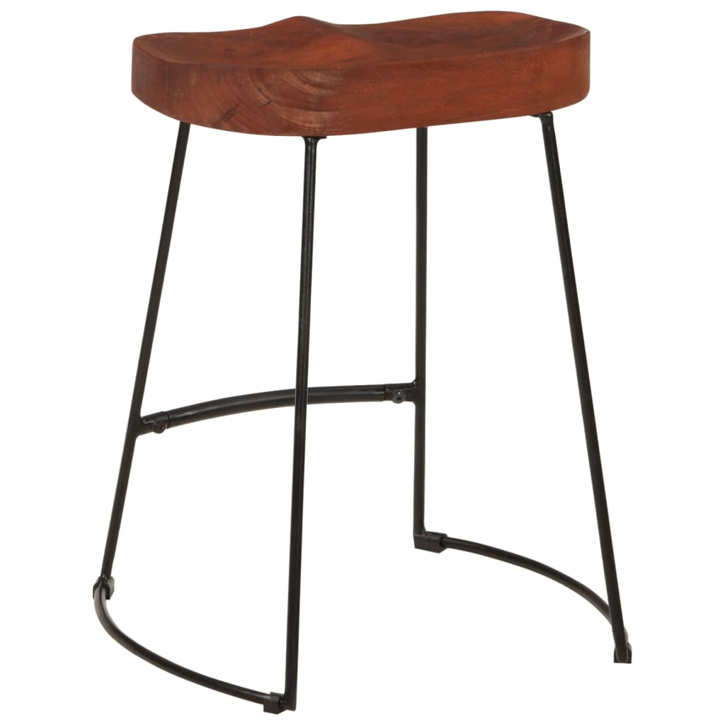 vidaXL Scaune de bar Gavin 2 buc. 45,5x38x53 cm lemn masiv de mango vidaXL Scaune de bar Gavin 2 buc. 45,5x38x53 cm lemn masiv de mango