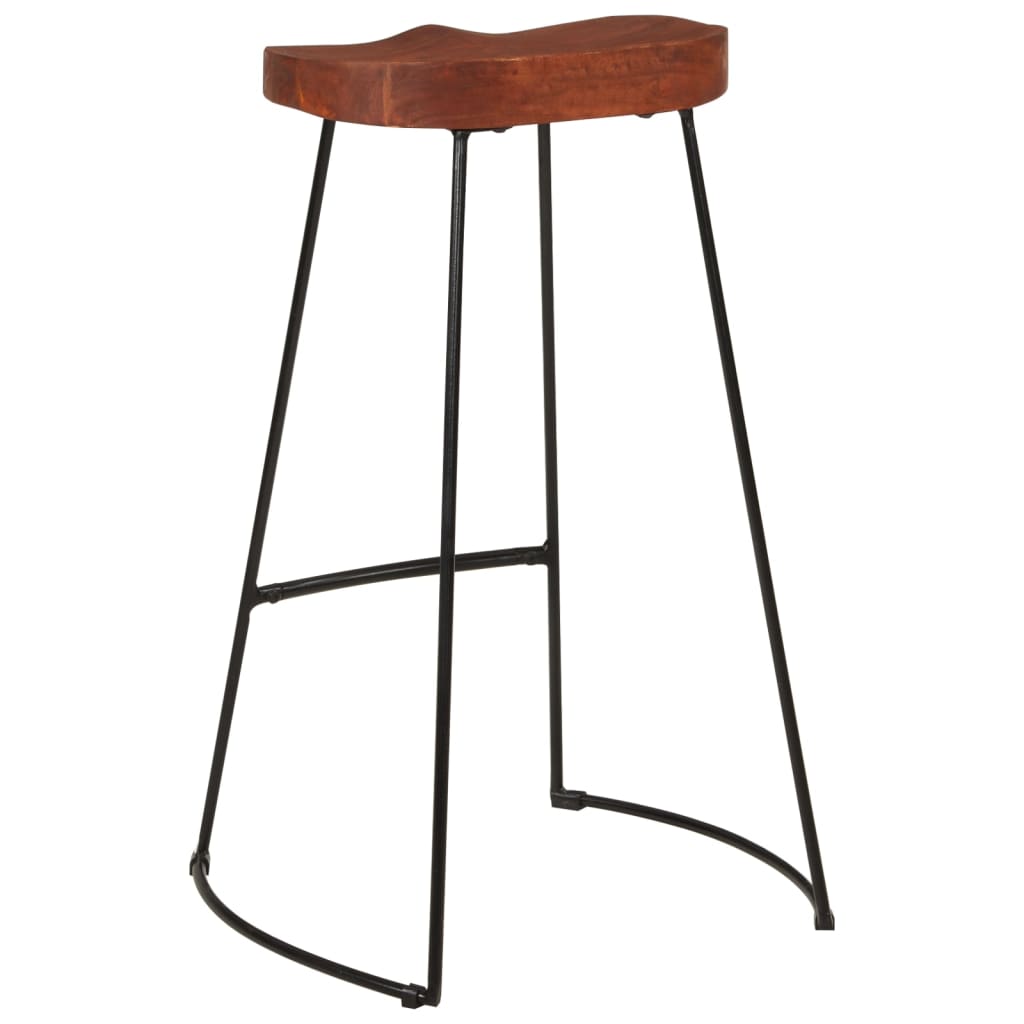 vidaXL Scaune de bar Gavin 2 buc. 50x40x78 cm lemn masiv de mango vidaXL Scaune de bar Gavin 2 buc. 50x40x78 cm lemn masiv de mango