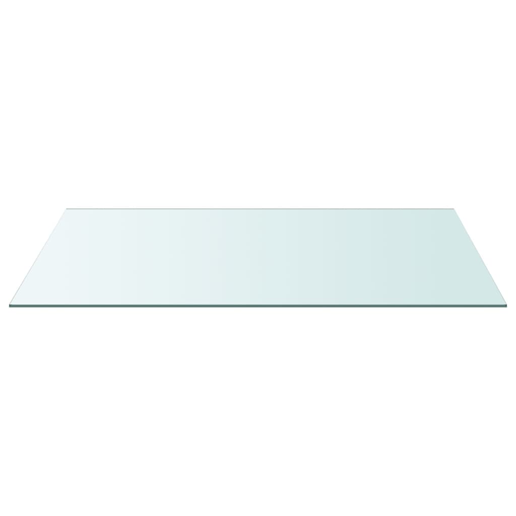 vidaXL Blat de masă, transparent, 50x100 cm, sticlă securizată