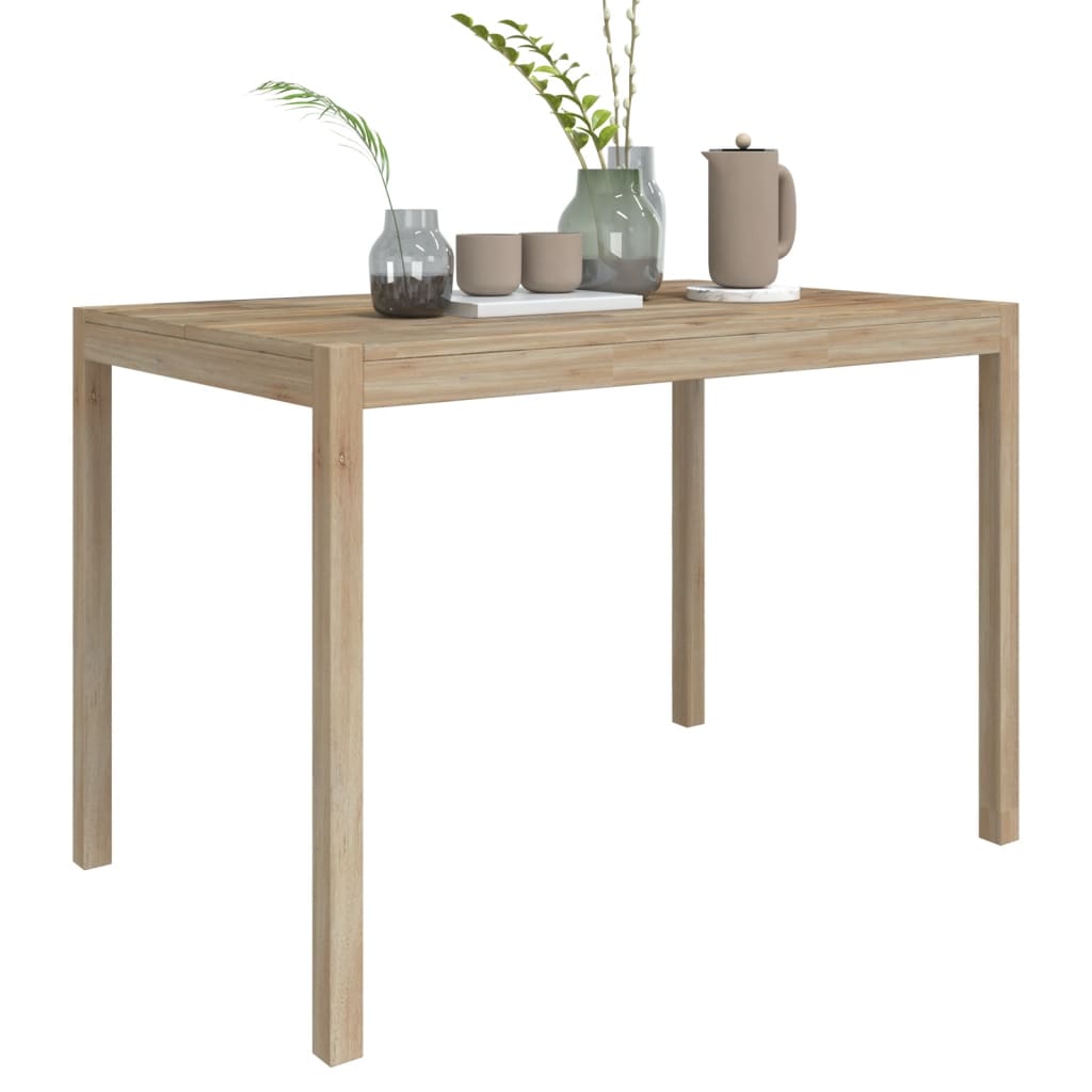 vidaXL Masă de bucătărie, 110x70x75 cm, lemn masiv de acacia