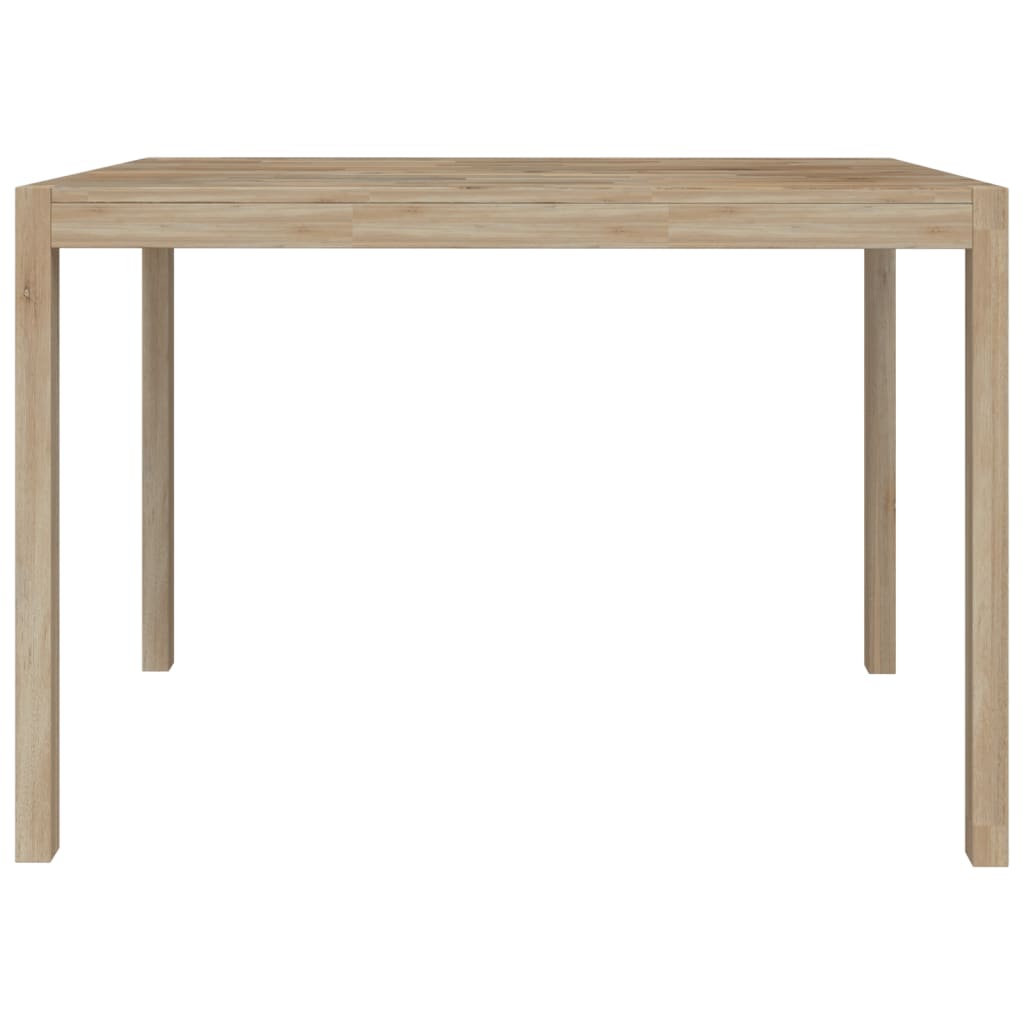vidaXL Masă de bucătărie, 110x70x75 cm, lemn masiv de acacia