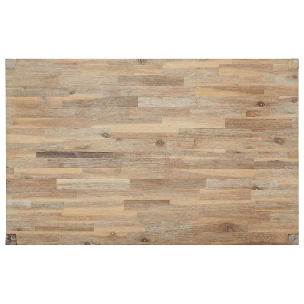 vidaXL Masă de bucătărie, 110x70x75 cm, lemn masiv de acacia