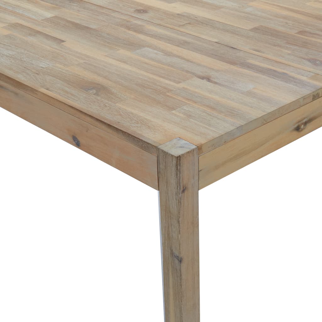 vidaXL Masă de bucătărie, 110x70x75 cm, lemn masiv de acacia