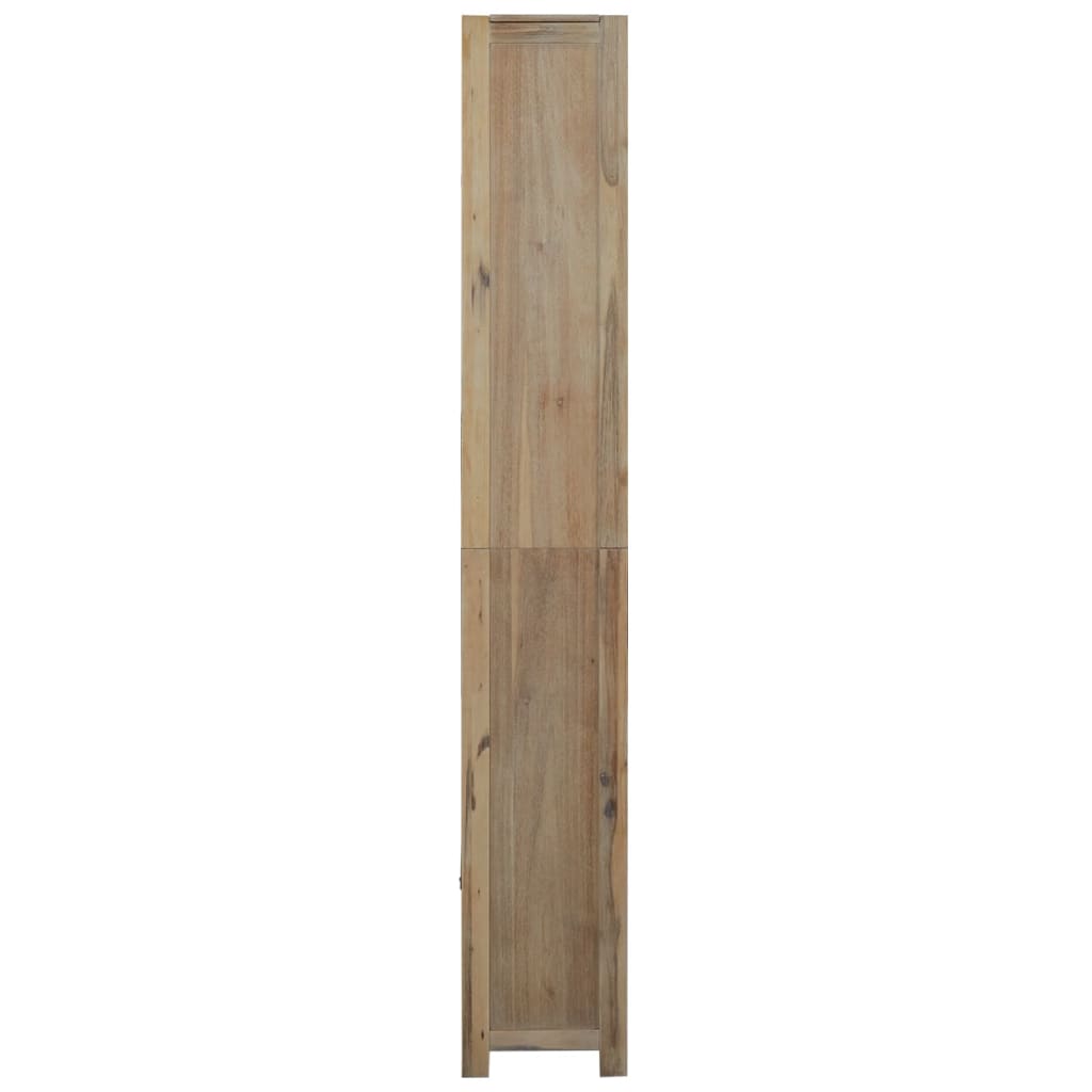 vidaXL Bibliotecă cu 7 rafturi, 80x30x200 cm, lemn masiv de acacia