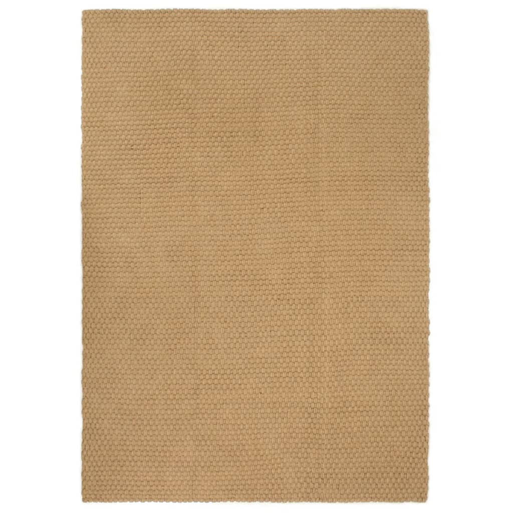 vidaXL Covor dreptunghiular, natural, 160x230 cm, iută