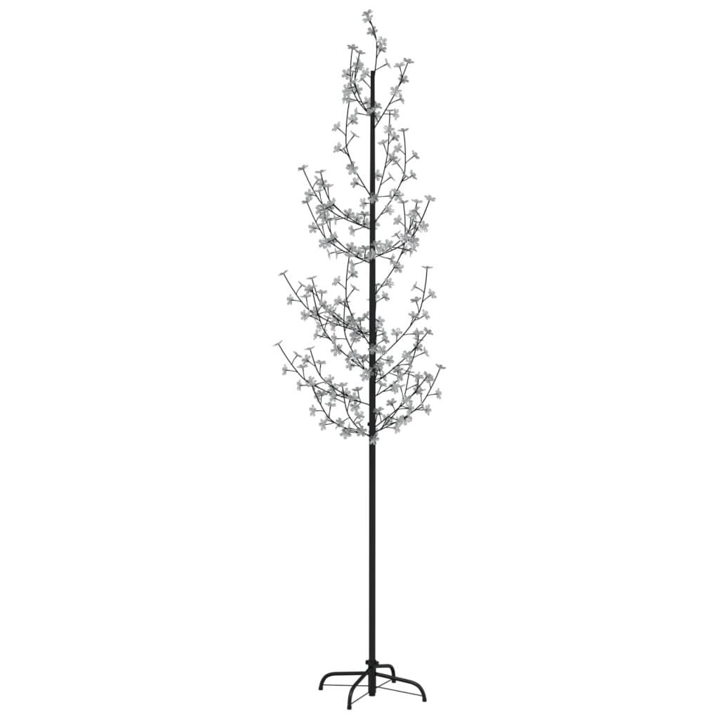 vidaXL Copac cu flori de cireș cu LED, 368 LED-uri alb calde, 300 cm