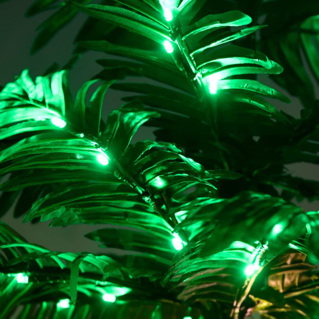 vidaXL Palmier cu LED, 136 LED-uri alb calde, 220 cm vidaXL Palmier cu LED, 136 LED-uri alb calde, 220 cm