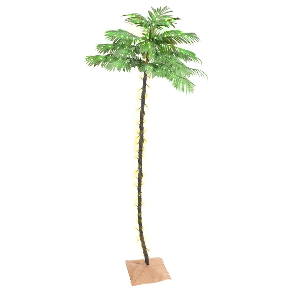 vidaXL Palmier cu LED, 252 LED-uri alb calde, 400 cm vidaXL Palmier cu LED, 252 LED-uri alb calde, 400 cm