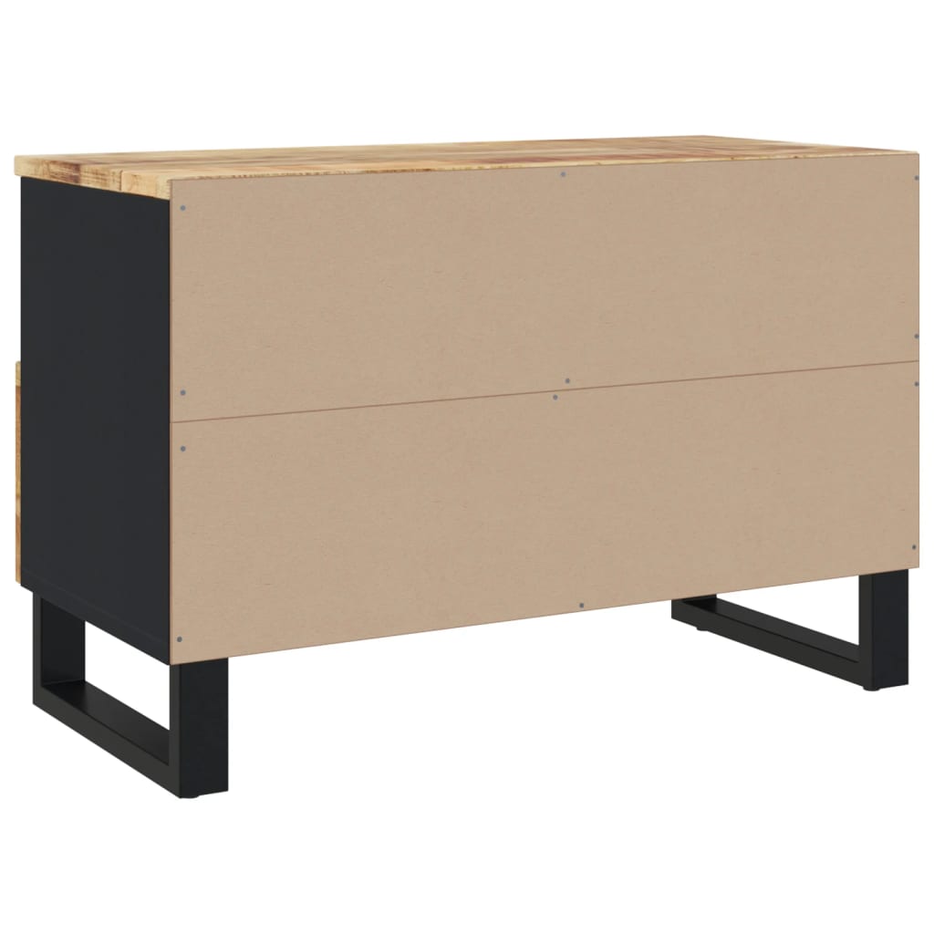 vidaXL Comodă TV, 70x33x46 cm, lemn masiv de mango