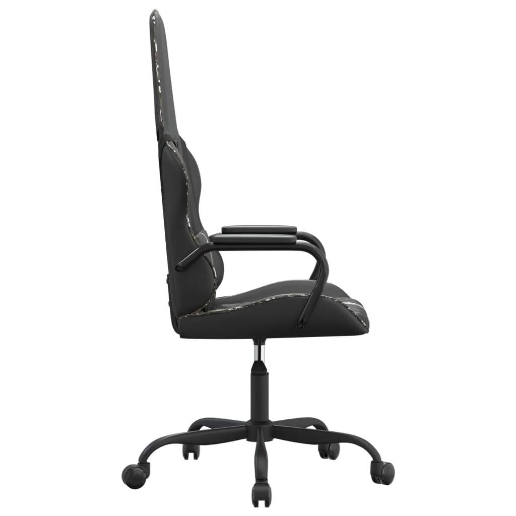 vidaXL Scaun de gaming de masaj, camuflaj și negru, piele ecologică vidaXL Scaun de gaming de masaj, camuflaj și negru, piele ecologică