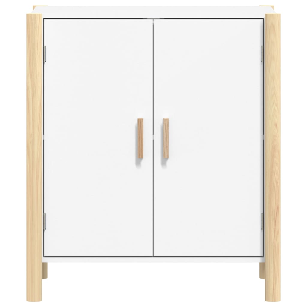 vidaXL Servantă, alb, 62x38x70cm, lemn prelucrat