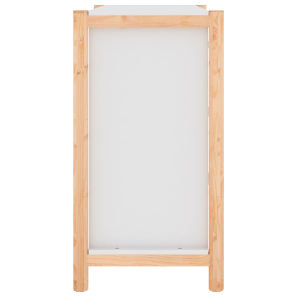 vidaXL Servantă, alb, 62x38x70cm, lemn prelucrat