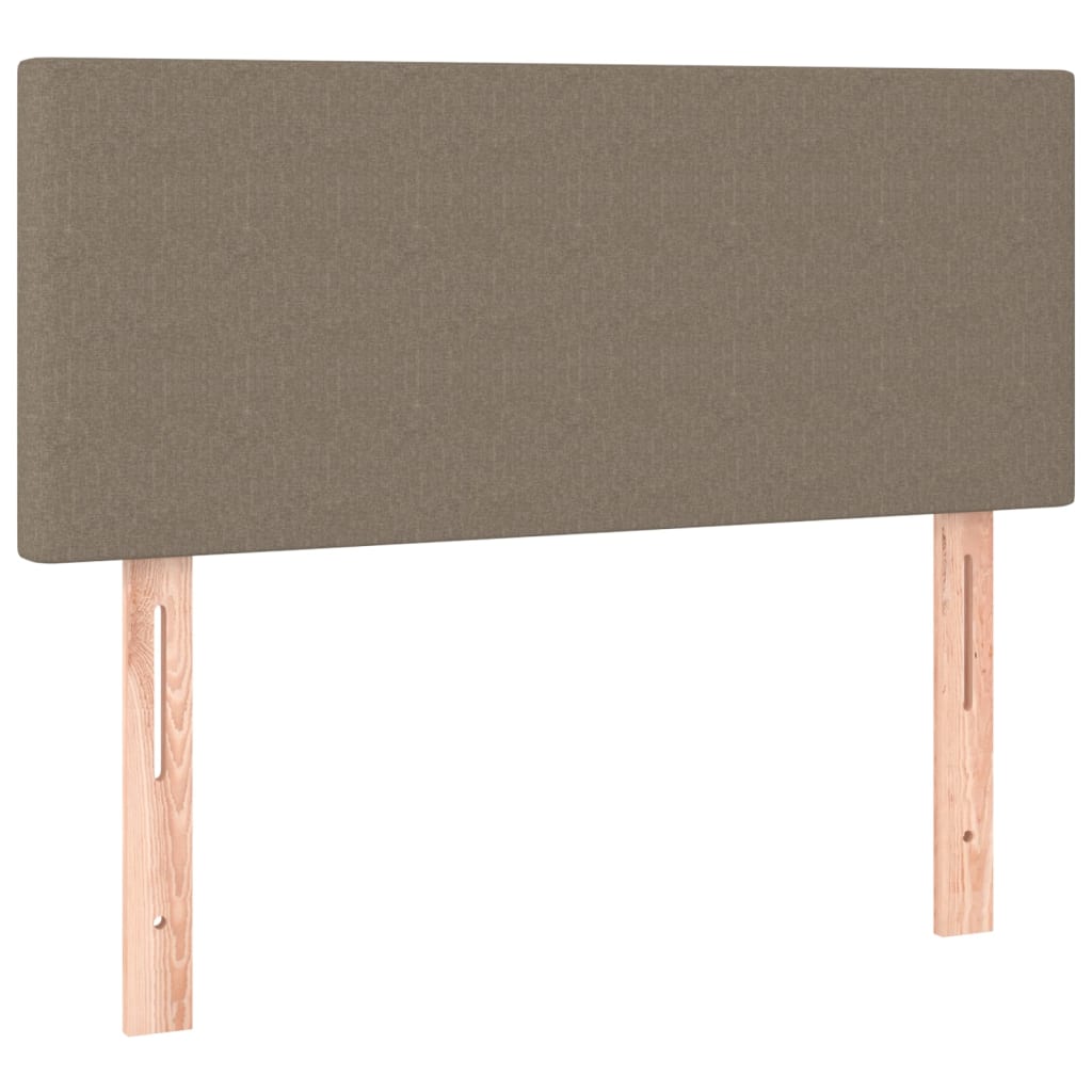 vidaXL Tăblie de pat, gri taupe, 80x5x78/88 cm, textil vidaXL Tăblie de pat, gri taupe, 80x5x78/88 cm, textil