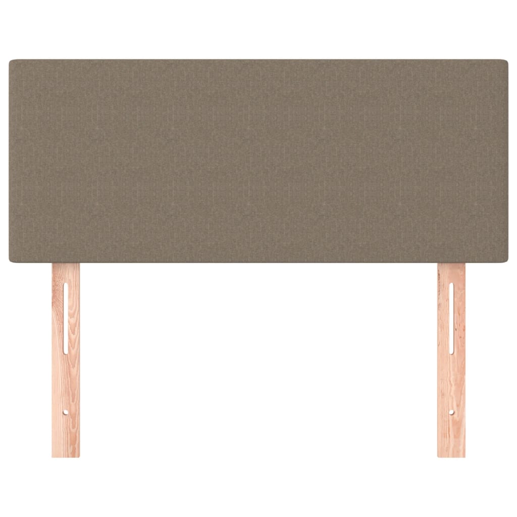 vidaXL Tăblie de pat, gri taupe, 90x5x78/88 cm, textil vidaXL Tăblie de pat, gri taupe, 90x5x78/88 cm, textil