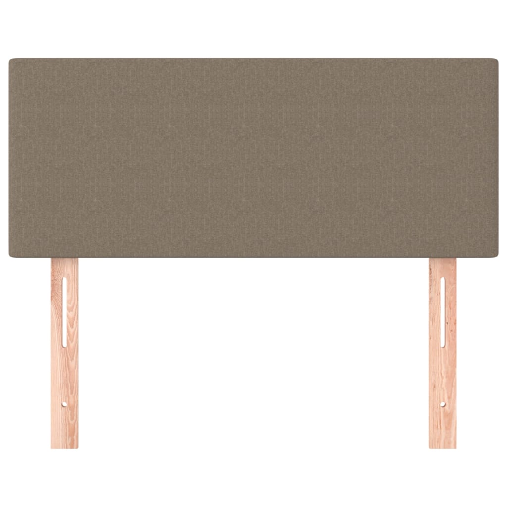 vidaXL Tăblie de pat, gri taupe, 100x5x78/88 cm, textil vidaXL Tăblie de pat, gri taupe, 100x5x78/88 cm, textil