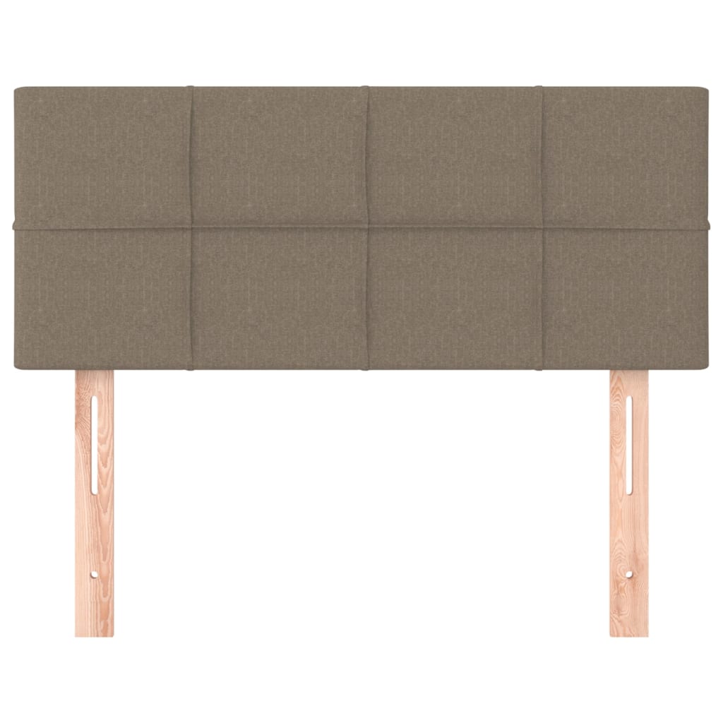 vidaXL Tăblie de pat, gri taupe, 80x5x78/88 cm, textil vidaXL Tăblie de pat, gri taupe, 80x5x78/88 cm, textil