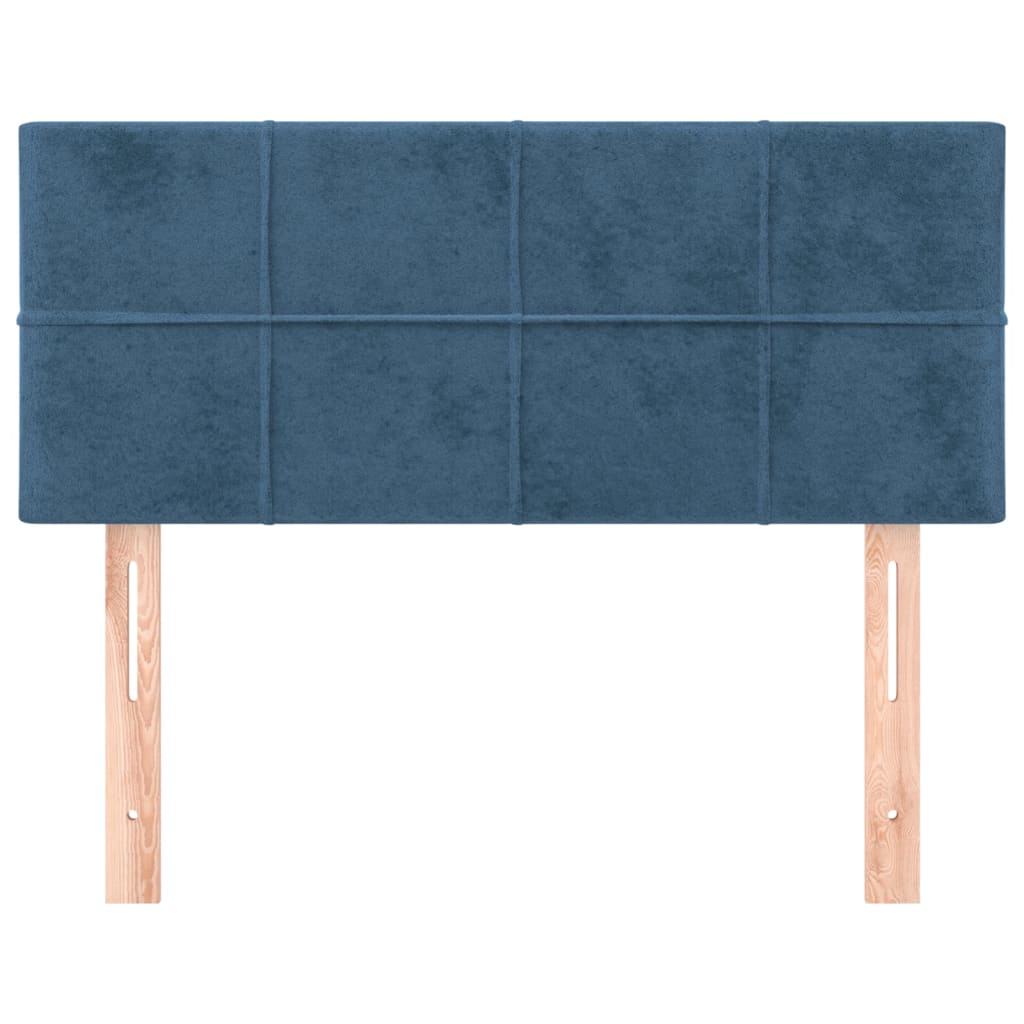 vidaXL Tăblie de pat, albastru închis, 80x5x78/88 cm, catifea vidaXL Tăblie de pat, albastru închis, 80x5x78/88 cm, catifea