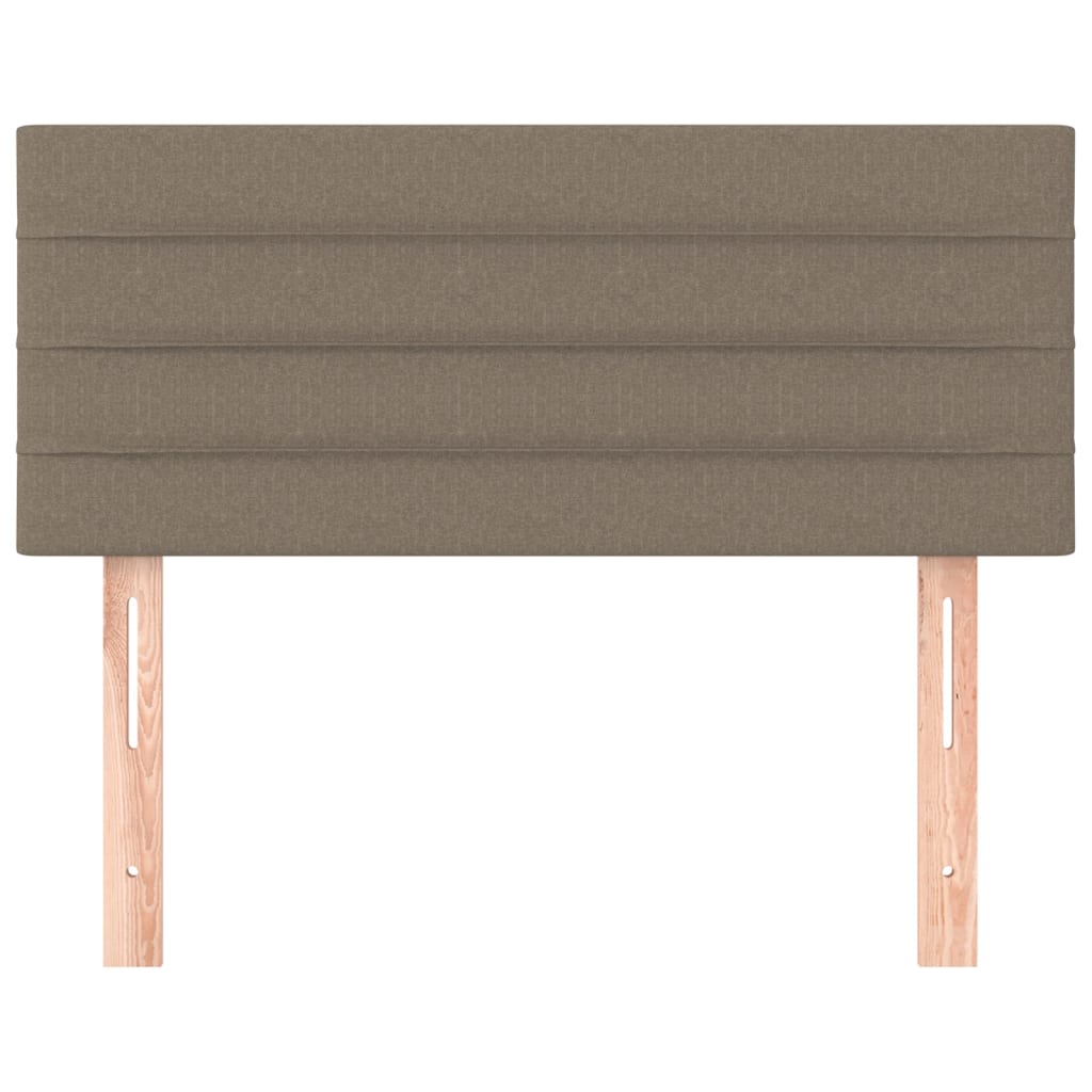 vidaXL Tăblie de pat, gri taupe, 80x5x78/88 cm, textil vidaXL Tăblie de pat, gri taupe, 80x5x78/88 cm, textil