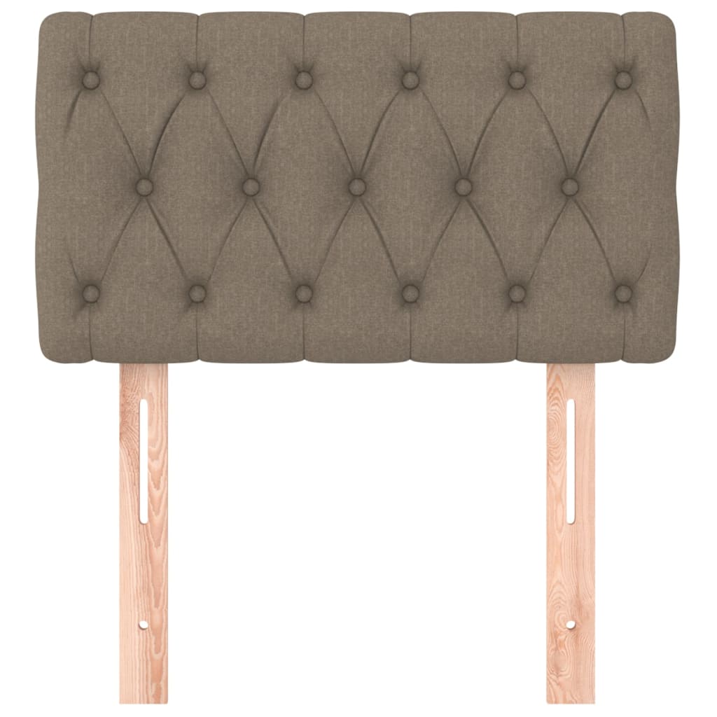 vidaXL Tăblie de pat, gri taupe, 80x7x78/88 cm, textil vidaXL Tăblie de pat, gri taupe, 80x7x78/88 cm, textil