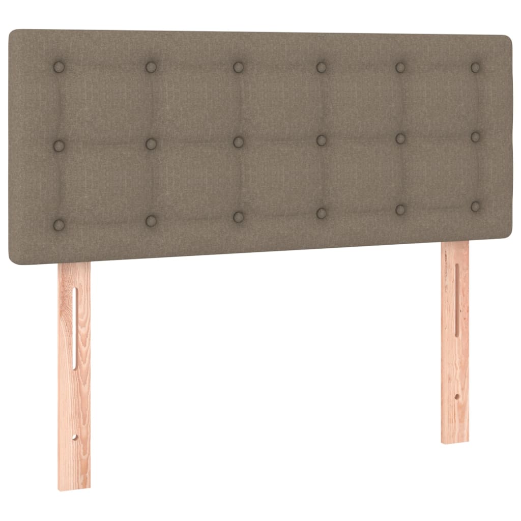 vidaXL Tăblie de pat, gri taupe, 80x5x78/88 cm, textil vidaXL Tăblie de pat, gri taupe, 80x5x78/88 cm, textil