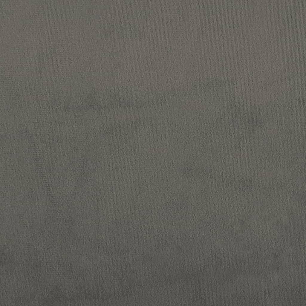 vidaXL Tăblie de pat, gri închis, 90x5x78/88 cm, catifea vidaXL Tăblie de pat, gri închis, 90x5x78/88 cm, catifea