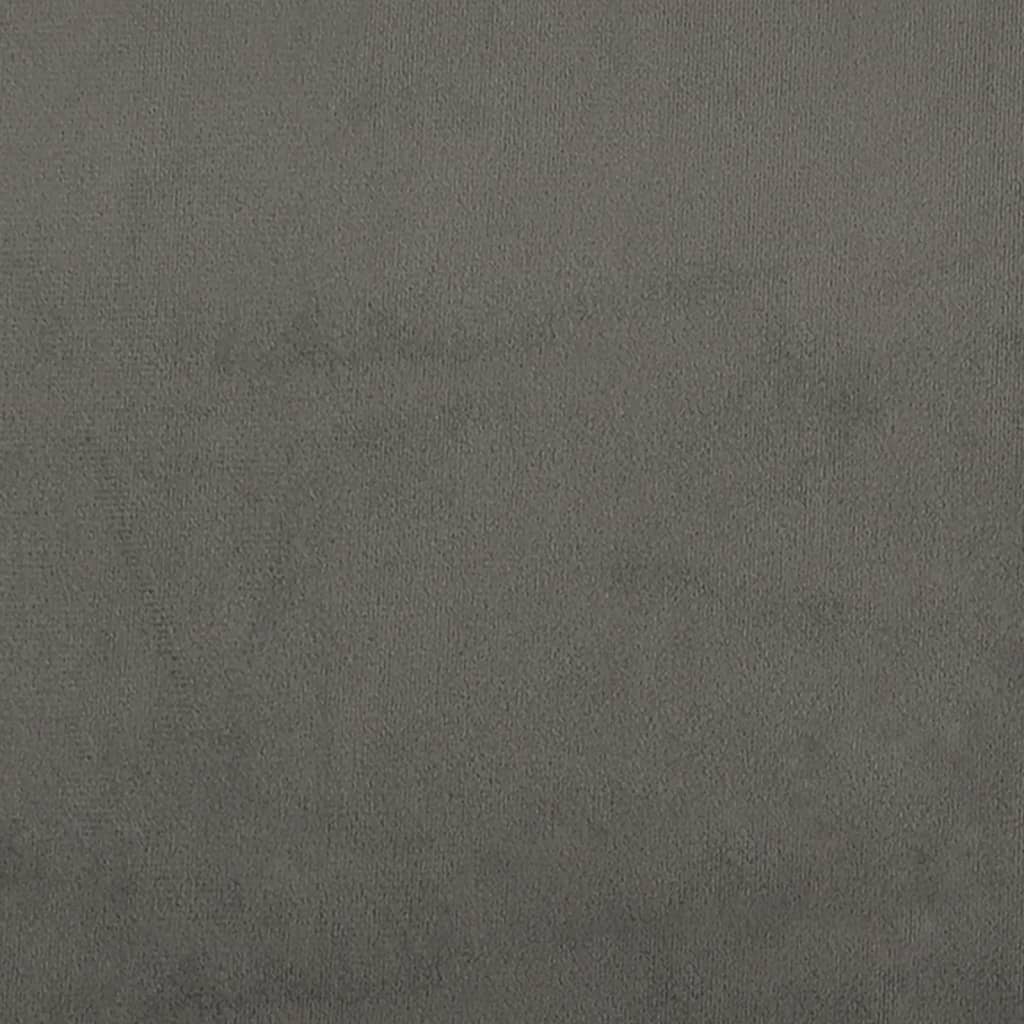 vidaXL Tăblii de pat, 2 buc., gri închis, 72x5x78/88 cm, catifea vidaXL Tăblii de pat, 2 buc., gri închis, 72x5x78/88 cm, catifea