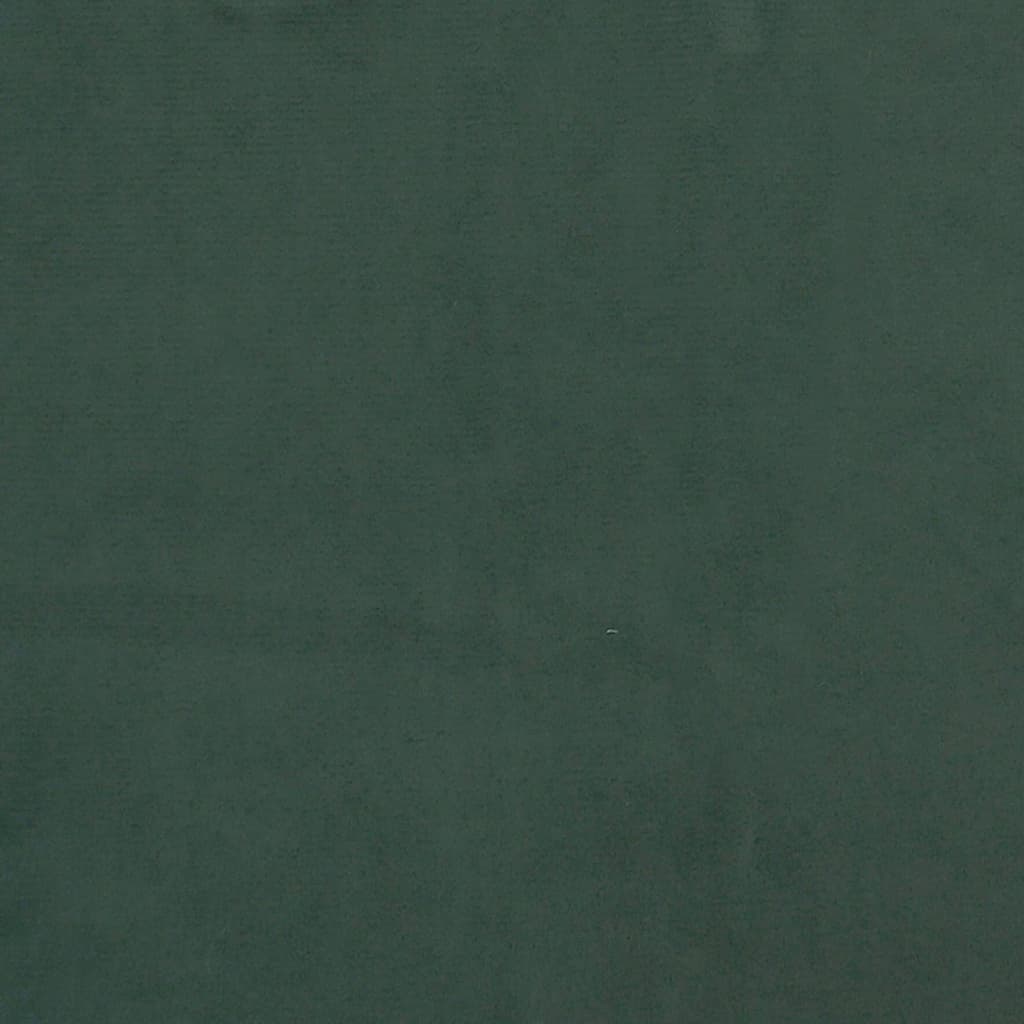 vidaXL Tăblii de pat, 2 buc, verde închis, 90x5x78/88 cm, catifea