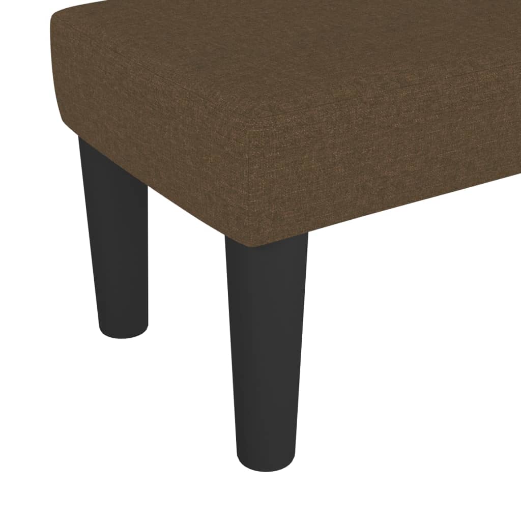 vidaXL Bancă, maro închis, 70x30x30 cm, textil vidaXL Bancă, maro închis, 70x30x30 cm, textil