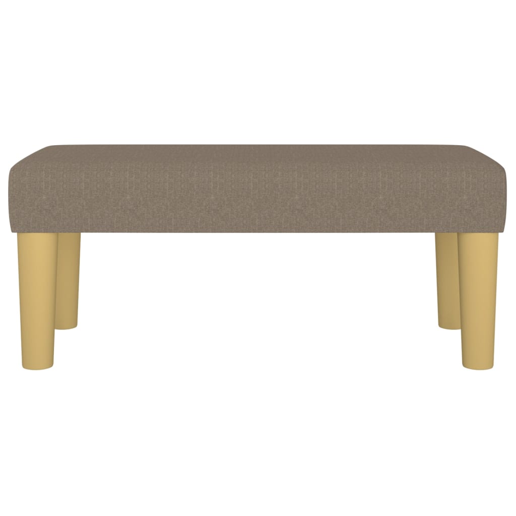 vidaXL Bancă, gri taupe, 70x30x30 cm, textil vidaXL Bancă, gri taupe, 70x30x30 cm, textil