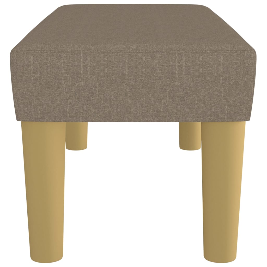 vidaXL Bancă, gri taupe, 70x30x30 cm, textil vidaXL Bancă, gri taupe, 70x30x30 cm, textil