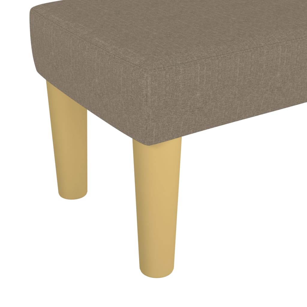 vidaXL Bancă, gri taupe, 70x30x30 cm, textil vidaXL Bancă, gri taupe, 70x30x30 cm, textil