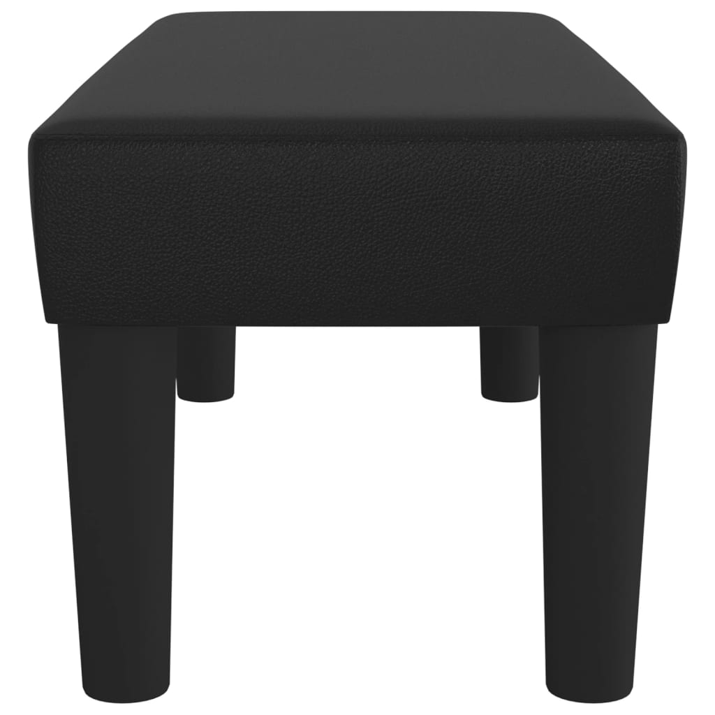 vidaXL Bancă, negru, 70x30x30 cm, piele ecologică vidaXL Bancă, negru, 70x30x30 cm, piele ecologică