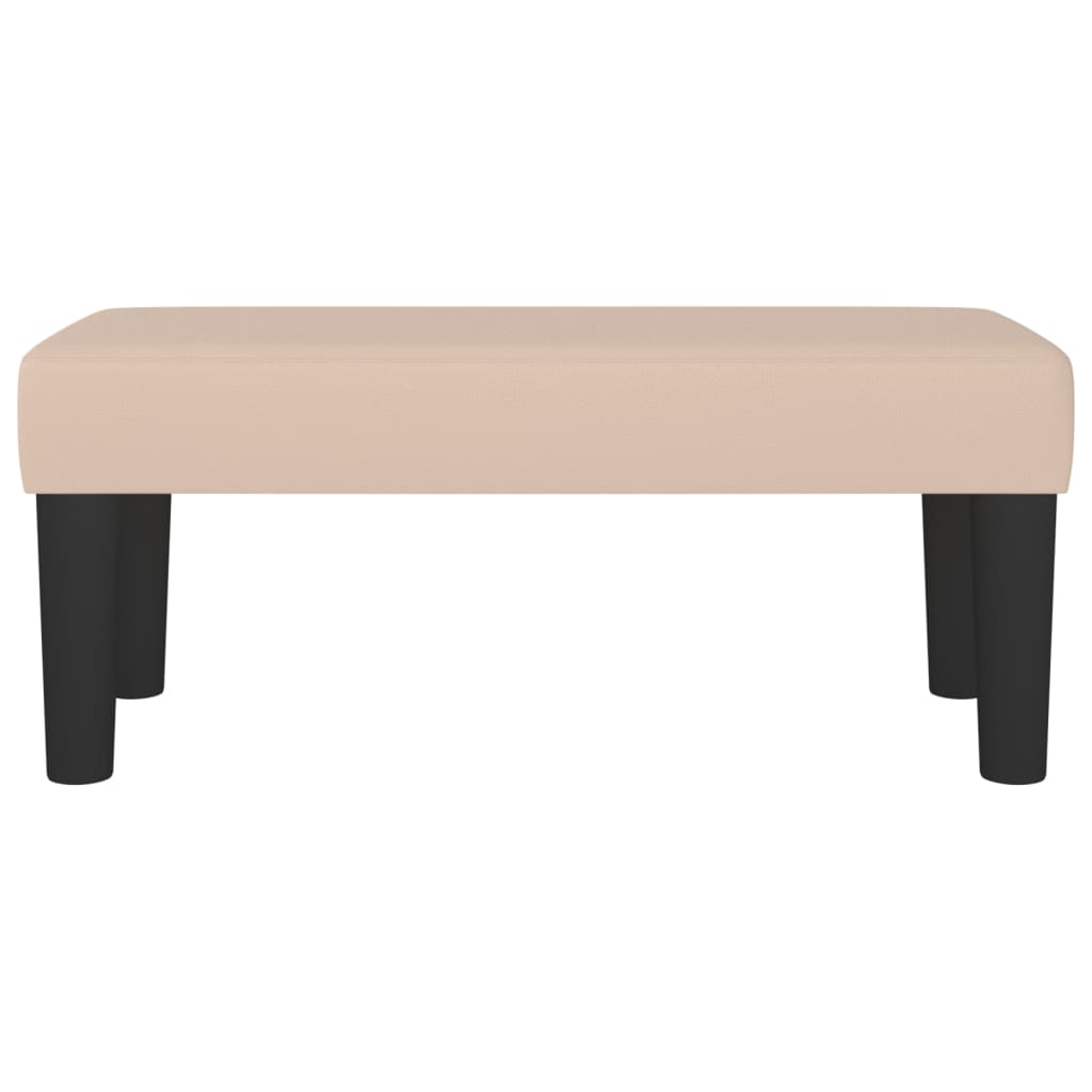 vidaXL Bancă, cappuccino, 70x30x30 cm, piele ecologică vidaXL Bancă, cappuccino, 70x30x30 cm, piele ecologică