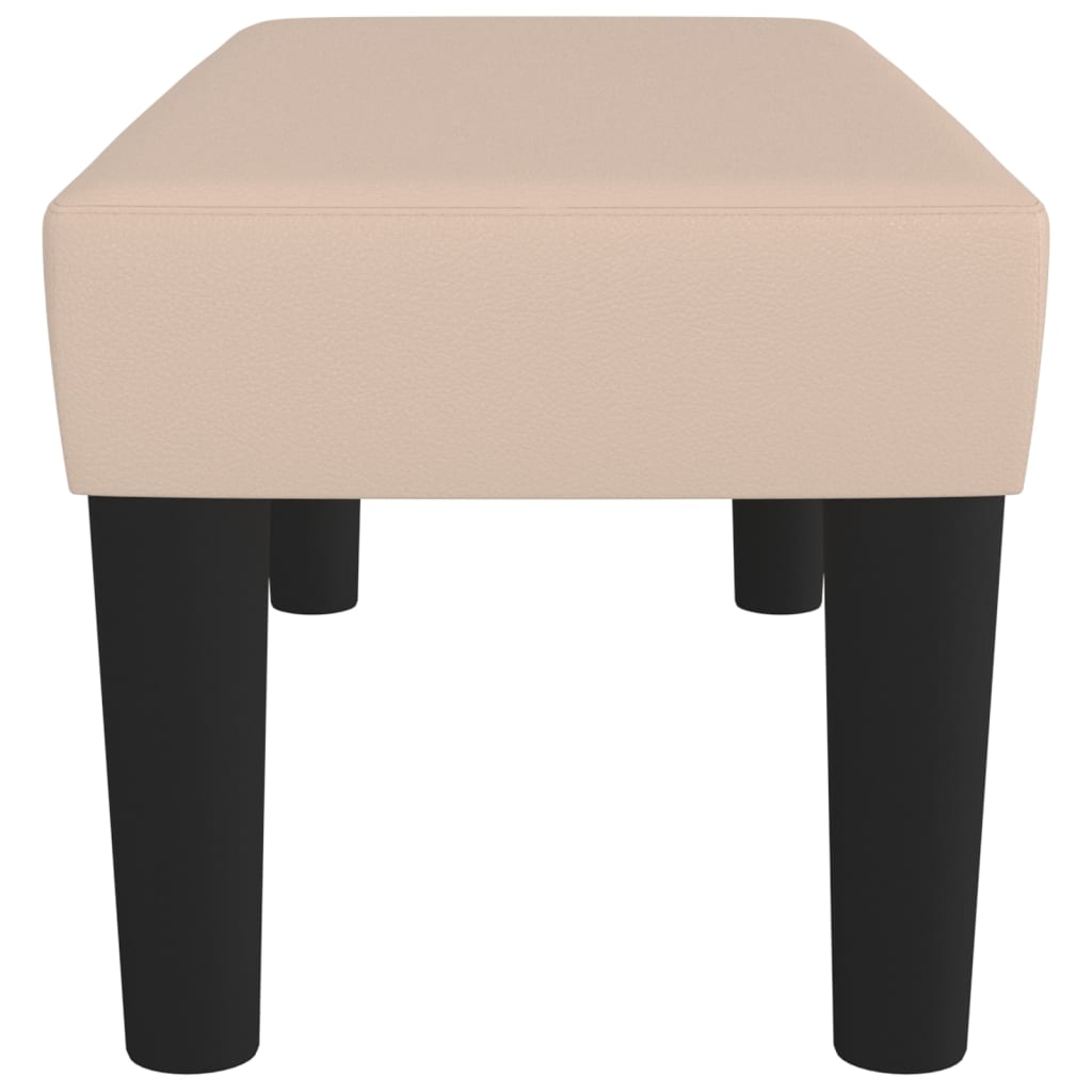 vidaXL Bancă, cappuccino, 70x30x30 cm, piele ecologică vidaXL Bancă, cappuccino, 70x30x30 cm, piele ecologică