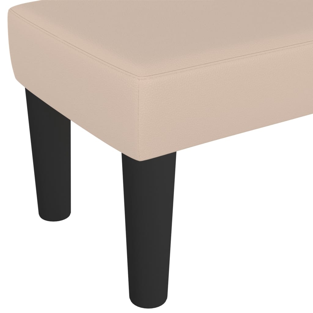 vidaXL Bancă, cappuccino, 70x30x30 cm, piele ecologică vidaXL Bancă, cappuccino, 70x30x30 cm, piele ecologică