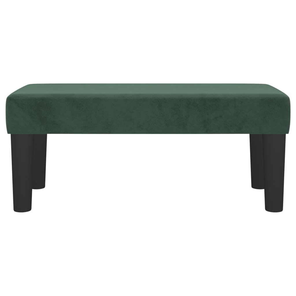 vidaXL Bancă, verde închis, 70x30x30 cm, catifea vidaXL Bancă, verde închis, 70x30x30 cm, catifea