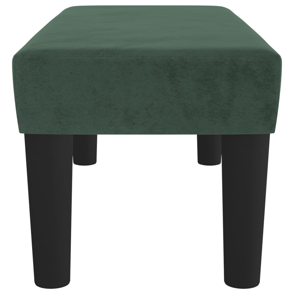 vidaXL Bancă, verde închis, 70x30x30 cm, catifea vidaXL Bancă, verde închis, 70x30x30 cm, catifea