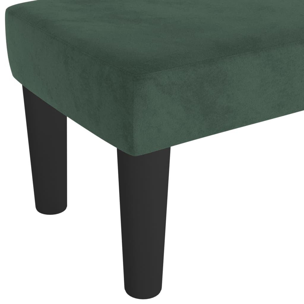 vidaXL Bancă, verde închis, 70x30x30 cm, catifea vidaXL Bancă, verde închis, 70x30x30 cm, catifea