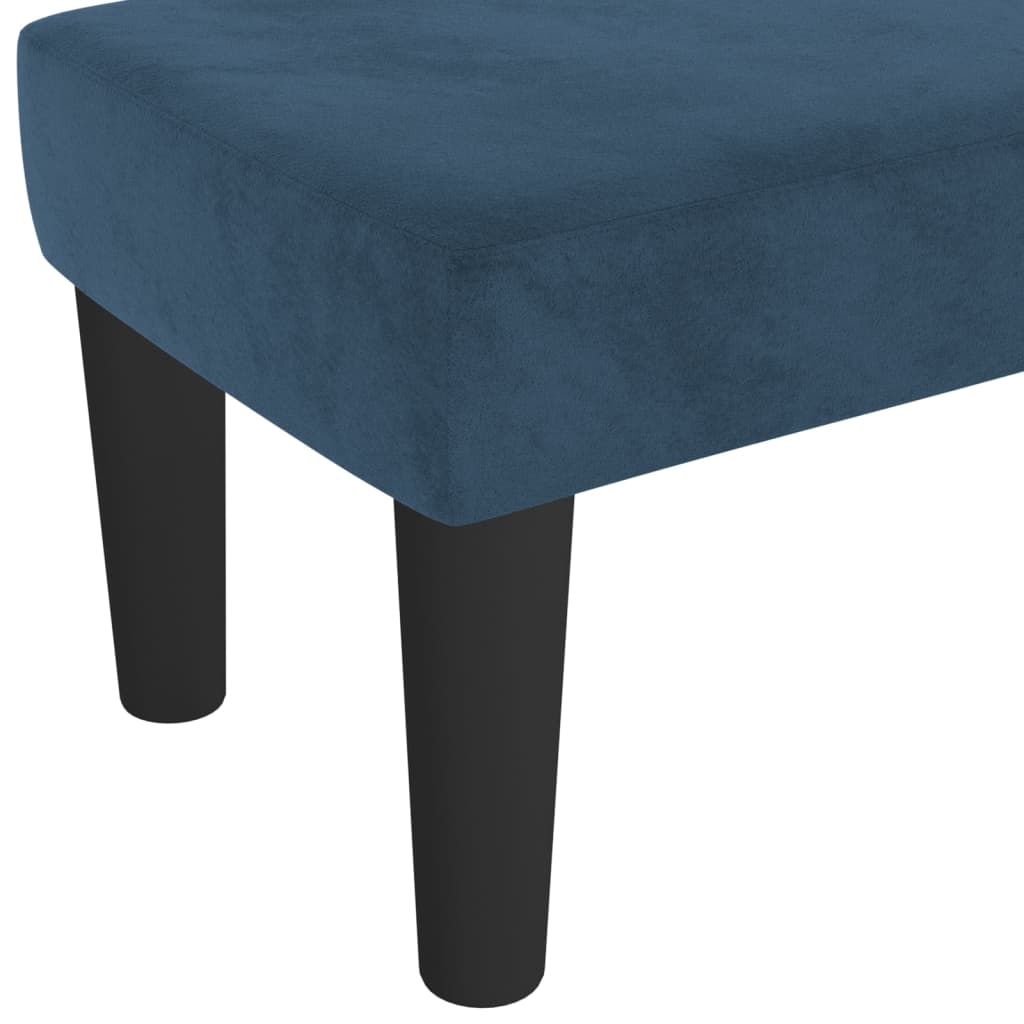 vidaXL Bancă, albastru închis, 70x30x30 cm, catifea vidaXL Bancă, albastru închis, 70x30x30 cm, catifea