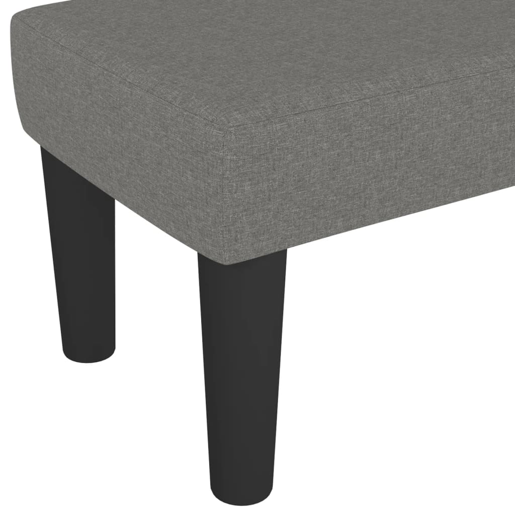 vidaXL Bancă, gri închis, 100x30x30 cm, textil vidaXL Bancă, gri închis, 100x30x30 cm, textil