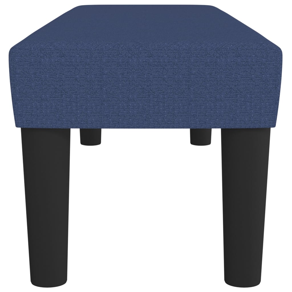 vidaXL Bancă, albastru, 100x30x30 cm, textil vidaXL Bancă, albastru, 100x30x30 cm, textil